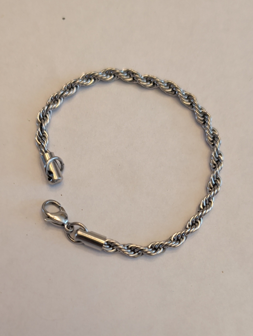 Stainless Steel Rope Chain Bracelet